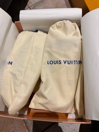 Louis Vuitton Trainer Bianche/Nere Tg 44