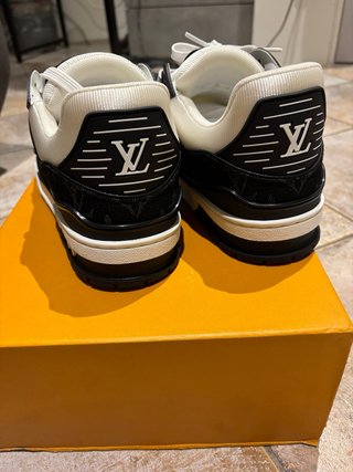 Louis Vuitton Trainer Bianche/Nere Tg 44
