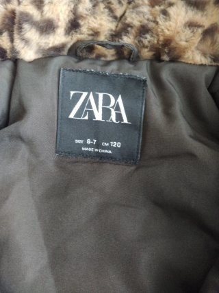 Abrigo pelo Zara Talla 6-7
