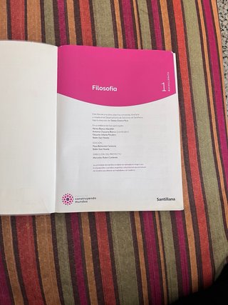 Filosofía 1 Bachillerato : Proyecto construyend...