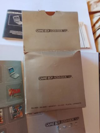 Caja Original Game Boy Advance SP Gris Completa
