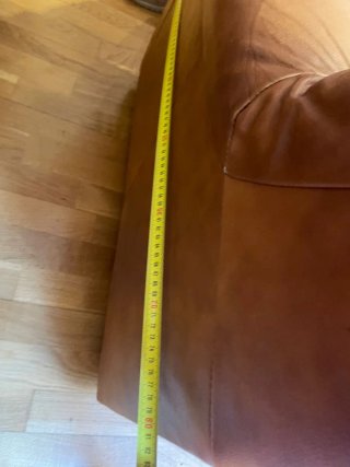 CONJUNTO DE SOFÁS DE PIEL AUTÉNTICA