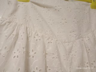 Shorts calados blancos