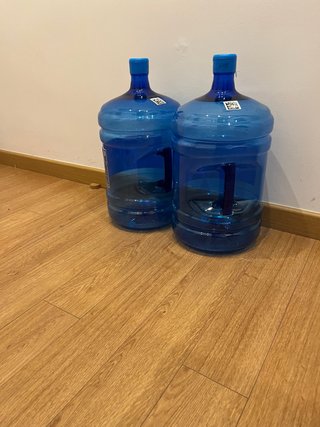2 Garrafas Agua 20L Azul, vacias