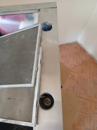 Carcasa campana extractora 60cm Tubo