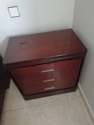 Dormitorio completo madera wengué