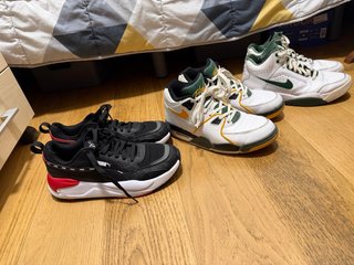Nike Air Flight 42.5 Verde Blanco Puma 42,5