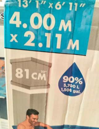 Bestway Piscina Desmontable Tubular 400 x 211 x 81