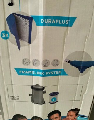 Bestway Piscina Desmontable Tubular 400 x 211 x 81