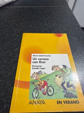 Libro de lectura, un verano con Rosi