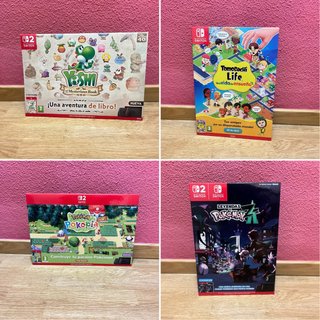 4 Carteles Nintendo Switch