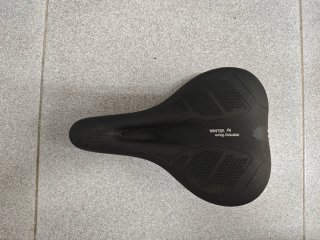 Sillín Bici Velmia Memory Foam Negro