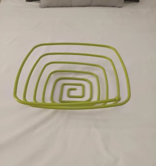 Frutero centro de mesa verde