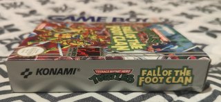 Turtles Fall of the Foot Clan game boy