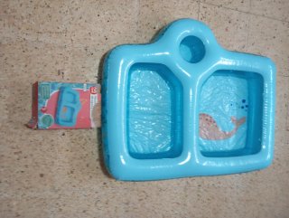 Piscina hinchable infantil azul