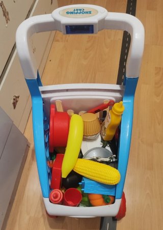 Carrito de Compra Juguete Niños Con música.