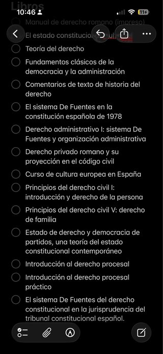 Libros de derecho Primer año UNED
