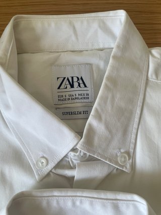 Lote 2 Camisas Blancas Hombre ZARA