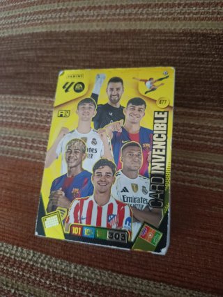 Cartas fútbol Panini Invencible