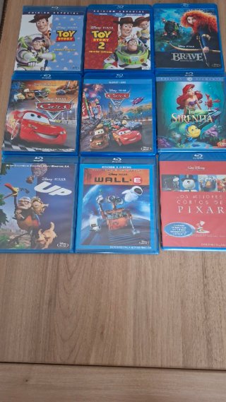 Pack 9 Películas Disney Pixar Blu-ray