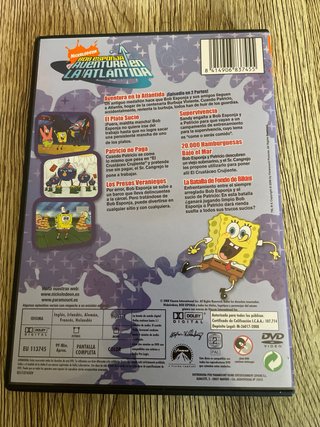 Bob Esponja: Aventura en la atlantida DVD