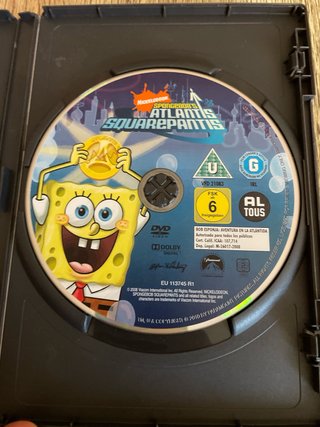 Bob Esponja: Aventura en la atlantida DVD