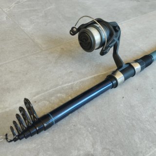 Kit Caña + Carrete Pesca UFISH 350