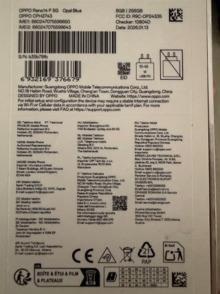 Oppo Reno14 F 5G