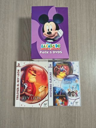 Lote Películas Disney DVD