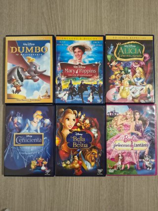 Lote Películas Disney DVD
