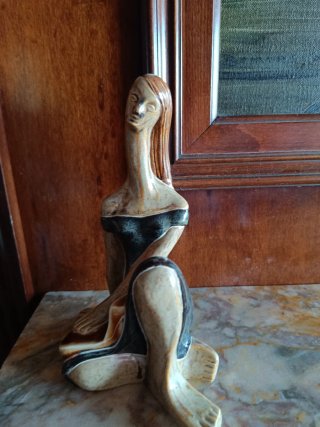 Figura Lladró Dama con Galgo
