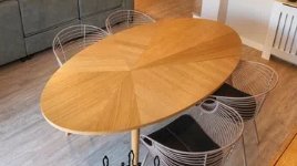 Conjunto 4 Sillas Comedor Metal Beige