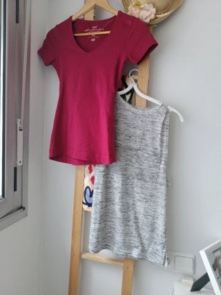 Lote camiseta y pantalón negro
