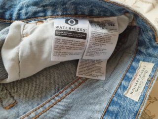 Levi's Vaqueros Cortos Deshilachados Talla M
