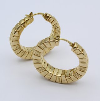 Pendientes Aro Oro Amarillo 18kt