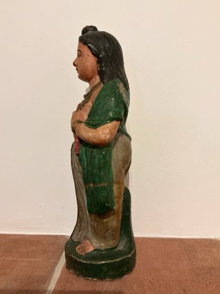 Figura hindú antigua vintage piedra