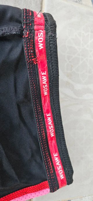 Culotte mujer ciclismo negro rosa talla L