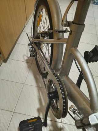 Bicicleta Plegable Romester Plata