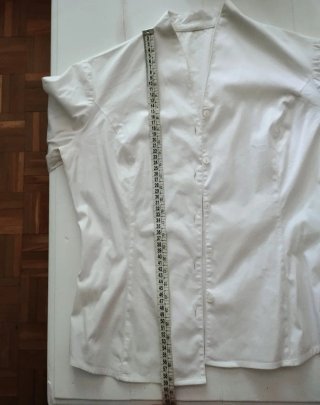 Camisa blanca mujer talla S