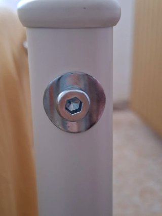 Somier Metal Blanco 135x190