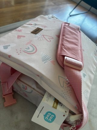 Silla trona portátil Tuc Tuc rosa Nueva!