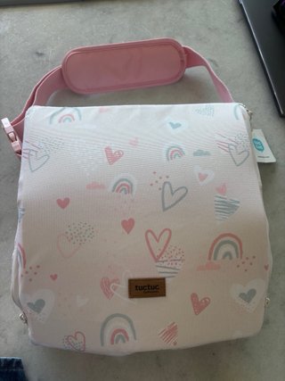 Silla trona portátil Tuc Tuc rosa Nueva!