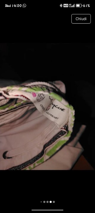 Pantaloni Think Pink bianchi gamba larga L