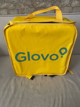 Mochila Glovo Amarilla Nueva