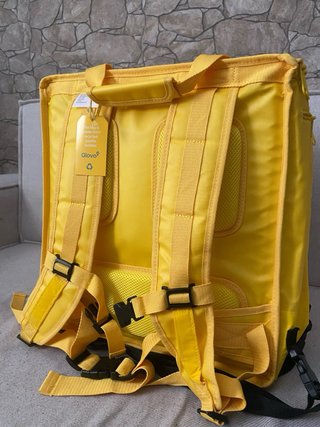 Mochila Glovo Amarilla Nueva