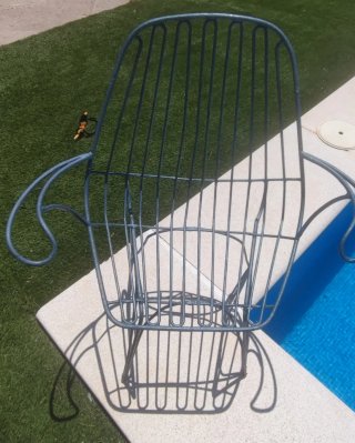 6 Sillas Hierro Vintage Terraza Jardín