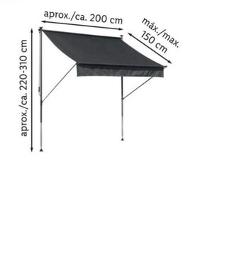 Toldo portátil, buen estado