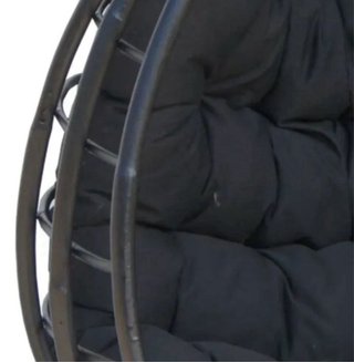 Sillón Colgante Ratán Natural Ratan Negro