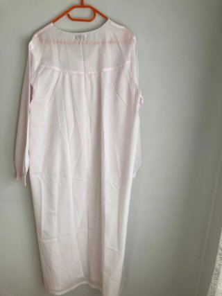 Vestido lencero bordado Alberto 80s