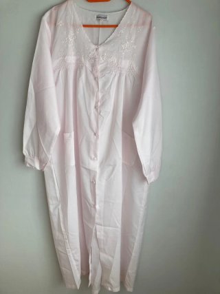 Vestido lencero bordado Alberto 80s